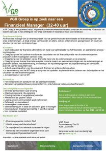 2023 VGR vacature Financieel manager