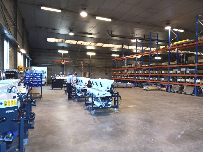 nieuwe werkplaats VGR aan de Midgraaf 14C