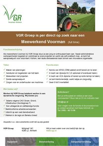 2023 VGR vacature Meewerkend voorman