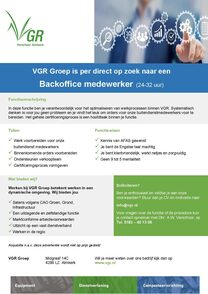 2024 VGR backoffice medewerker