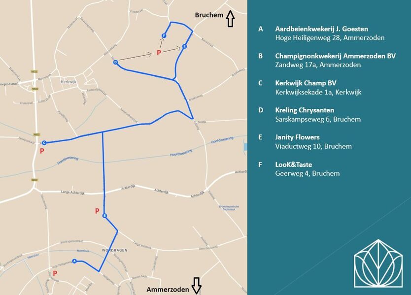 kom in de kas route