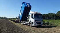 VGR containerwagen voor het ter plaatse leveren van compost of andere bodemverbeterende producten