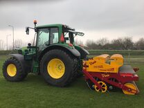 zaaien met Vredo DDS zaaimachine door VGR Dienstverlening