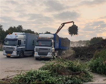 groen afval op laten halen door VGR