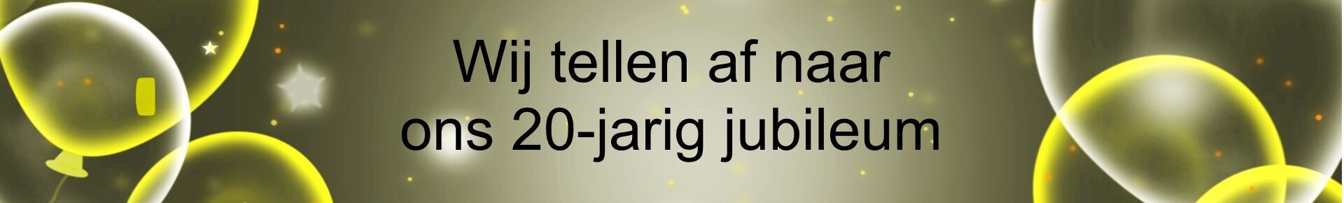 wij tellen af - 20-jarig jubileum VGR