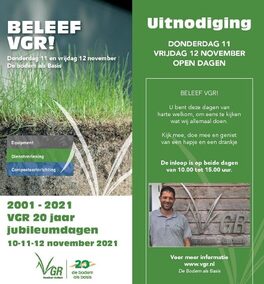 uitnodiging Beleef VGR donderdag 11 en vrijdag 12 november 2021 samengevoegd