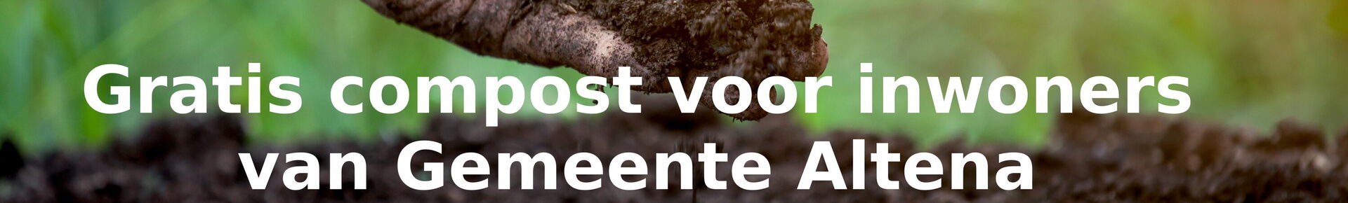 Compostactie Gemeente Altena bij VGR Almkerk